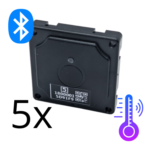 Picture of 5x Bluetooth temperature sensors
